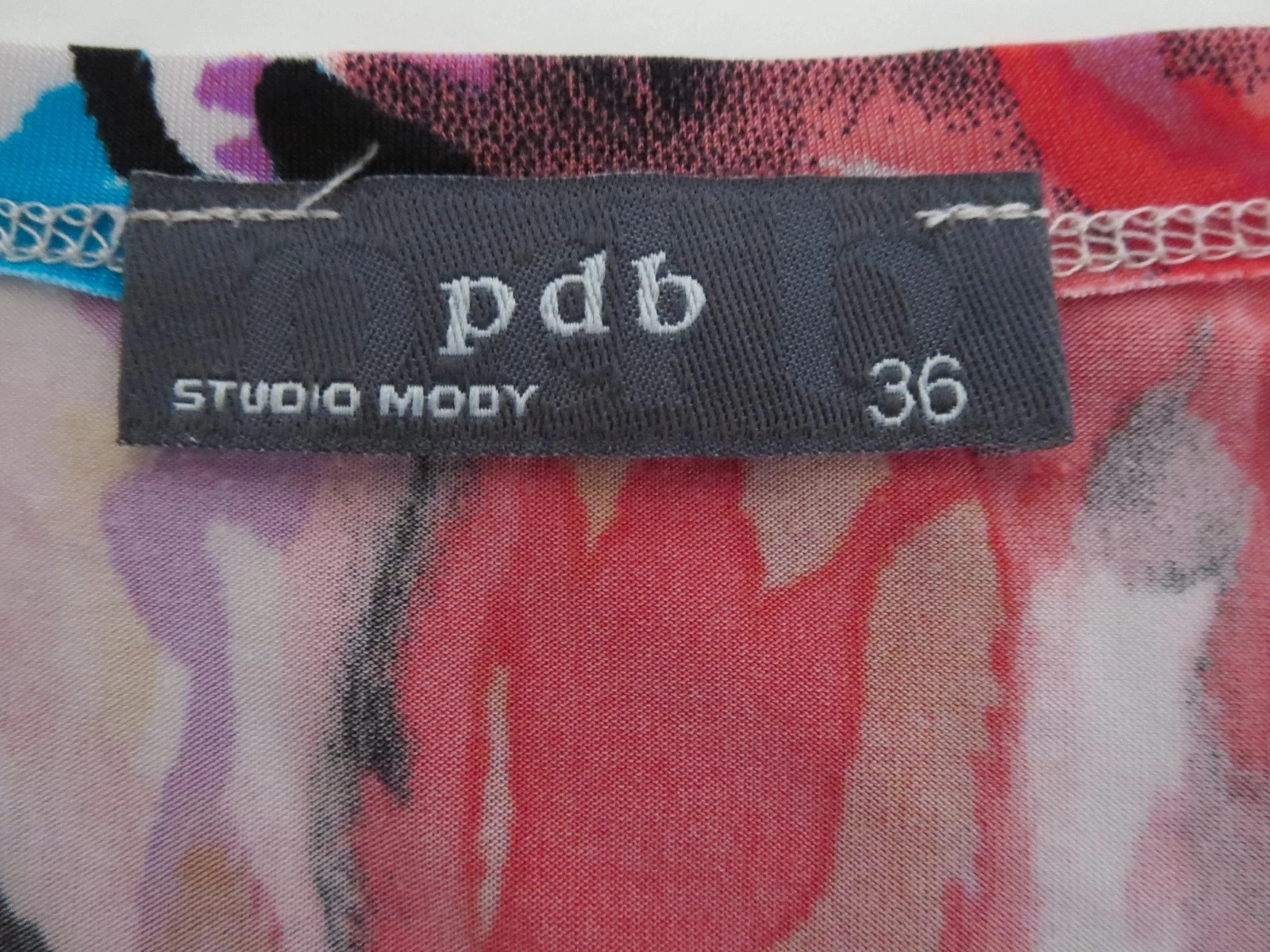 Robe courte / Tunique fleurie PDB – Taille 36 – – photo 3